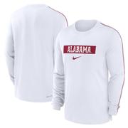 Alabama Nike Dri-Fit Sideline Team Issue Long Sleeve Tee